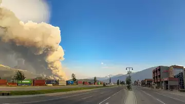 Wildfires Rip Through Canadian Rockies