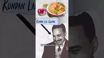 Who invented the "world famous" butter chicken?