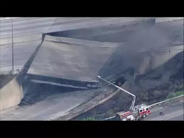 Section of I-95 in Philadelphia Collapses After Truck Fire