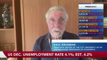 Economist Paull Krugman on Trump Tariffs, Immigration and Jobs Report