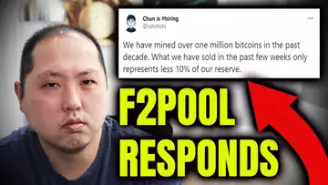 BITCOIN'S BIGGEST SELLER F2POOL RESPONDS!!! SHOCKING REVELATION!!!