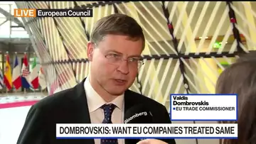 EU Companies Seek 'Fairness' in US Business: Dombrovskis