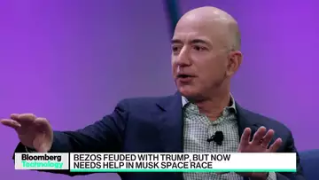 Bezos Feuded With Trump, But Now Needs Help in Musk Space Race