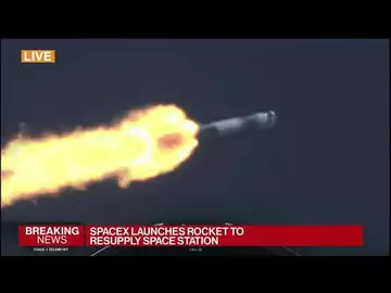 SpaceX Sends Resupply Rocket to ISS