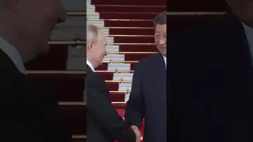 #Russian President Putin meets China’s Xi in Beijing #china #politics #shorts