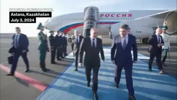 Russia's Putin Arrives in Kazakhstan to Meet China's Xi, Turkey's Erdogan, More