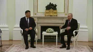 Watch: China's Xi meets Putin in Moscow