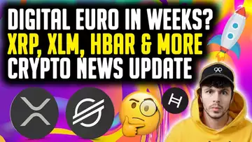 XRP LAWSUIT HEATS UP, DIGITAL EURO IN WEEKS? HBAR, XLM & MORE - CRYPTO NEWS TODAY