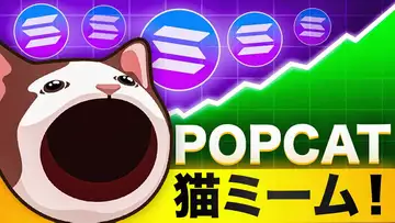 ソラナ系ミームコインPOPCATが好パフォーマンス！猫ミームの盛り上がりから買い増すべき？？