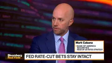 BofA's Cabana Expects Fed to Cut Rates by Another 75 bps This Year