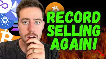 HOLY SH*T THEY JUST SOLD A TON OF BITCOIN! (RECORD SELLING, AGAIN!)