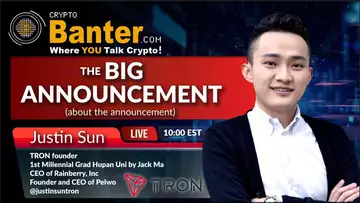 BREAKING: Justin Sun makes BIG TRON ANNOUNCEMENT!