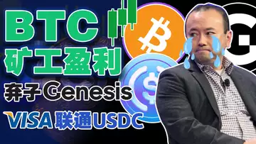 BTC矿工盈利；DCG割袍断义放弃Genesis；Visa“联通”USDC大额支付；Telegram悲喜交加；Uniswap V3提案风波