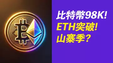 BTC上98000？ETH杯柄突破！山寨季？機會滿天飛！