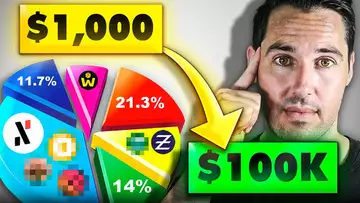 The ULTIMATE $1,000 to $100,000 Crypto Portfolio! (ALTCOIN GEMS)