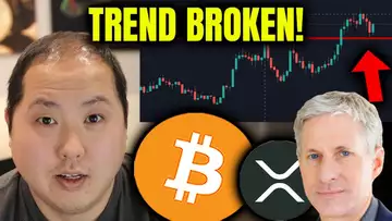 BITCOIN BREAKS MAJOR TREND LINE | RIPPLE'S CHRIS LARSEN CHIMES IN