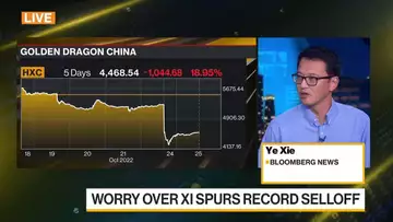 Worry Over Xi Spurs Record Selloff of China Stocks in US