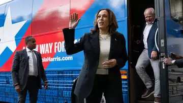 Harris Gains Ground Against Trump in Key States: Poll (Correct)