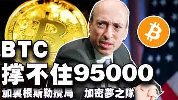 BTC强撑95000美元？川普再添强援；加里·根斯勒搅局；微策略组建“加密梦之队”；BTV演绎小币传奇 20241223