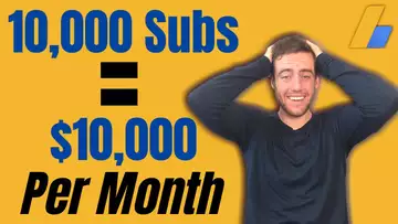 How I Made $10,000 In One Month With 10,000 Subscribers