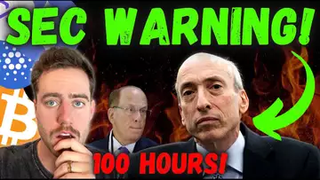 SEC JUST GAVE US A WARNING ABOUT CRYPTO!  *100 Hours Left!*