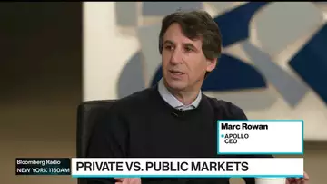 Apollo’s Rowan Says Public Markets Getting Harder to Beat