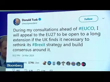 EU’s Tusk Pushes for Long Extension to Brexit Deadline