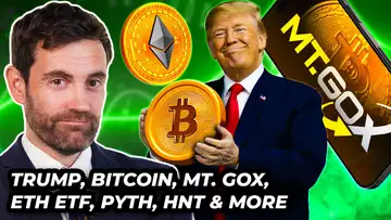 Crypto News: Trump, BTC Price, Mt. Gox, ETH ETFs, HNT, PYTH & MORE!