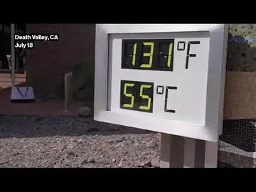 Temperatures Reach 130F in Death Valley, California