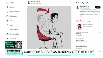 GameStop Shares Soar as ‘Roaring Kitty’ Revitalizes Meme Mania