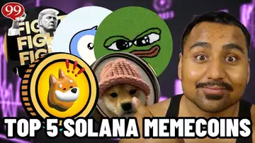 TOP 5 SOLANA MEME COINS TO BUY NOW!! (EASY 10X POTENTIAL!!)