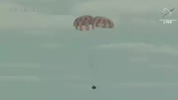 NASA Artemis 1 Orion Splashdown