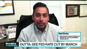 Renaissance’s Dutta Sees Glide Path to Rate Cut by March