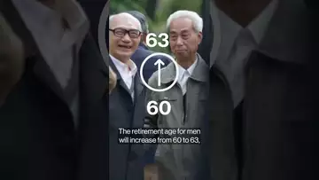 #China is raising the retirement age #politics #shorts