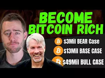 MICHAEL SAYLOR'S MOST BULLISH BITCOIN PRICE TARGET (HOW TO BECOME INSANELY RICH AS A BITCOINER)