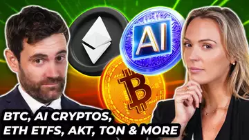 Crypto News: Bitcoin, ETH ETFs, AI Cryptos Rally, AKT, TON & MORE!!