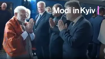 Modi Arrives in Kyiv Ahead of Zelenskiy Meeting