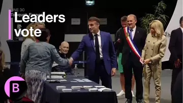 French Elections: Leaders Cast Ballots in First Round of Votes