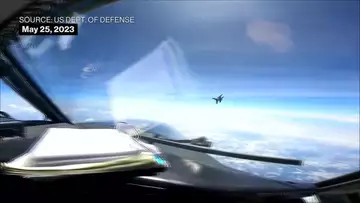 PLA Jet Forces US Jet to Fly Through Its Wake Turbulence