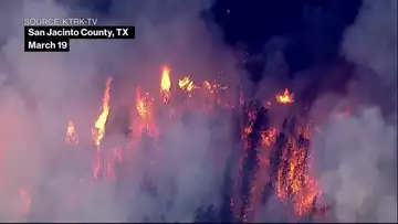 High Winds Could Spread Flames of Wildfire Near Houston