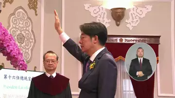 Taiwan's Lai Sworn in as President in Taipei