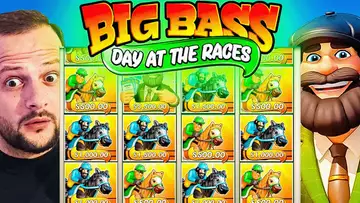 🔥 4 SCATTERS IN BIG BASS DAY AT THE RACES! 🏇 HUGE WINS 💥