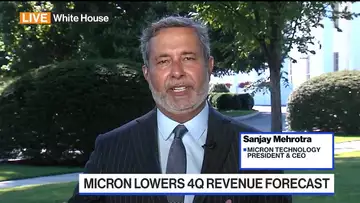 Micron CEO on US Production Investment, Sales Forecast