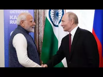 Putin Meets Modi at BRICS Summit in Russia