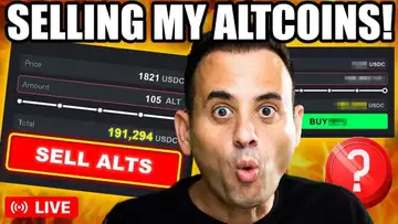 I’m Selling All My Altcoins To Go “ALL IN’ ON BITCOIN!