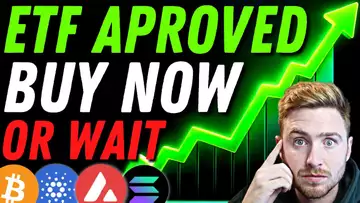 BITCOIN ETF APPROVAL: WAIT TO BUY OR START BUYING CRYPTO NOW!? (Cardano, Solana, Polkadot)