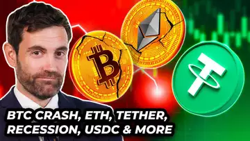 Crypto News: Crypto CRASH, BTC Price, Recession, ETH, Tether & MORE!