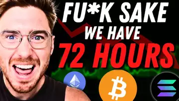 BITCOIN: WE LITERALLY HAVE 76 HOURS UNTIL IT ALL KICKS OFF!!!!! (SORRY.)