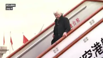 Watch: Janet Yellen Arrives in Beijing