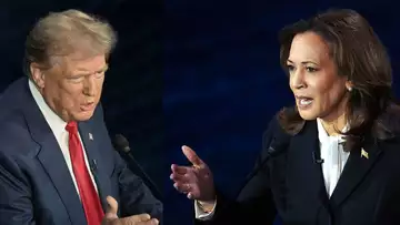 #election Bloomberg poll shows Trump-Harris are deadlocked in a tight race